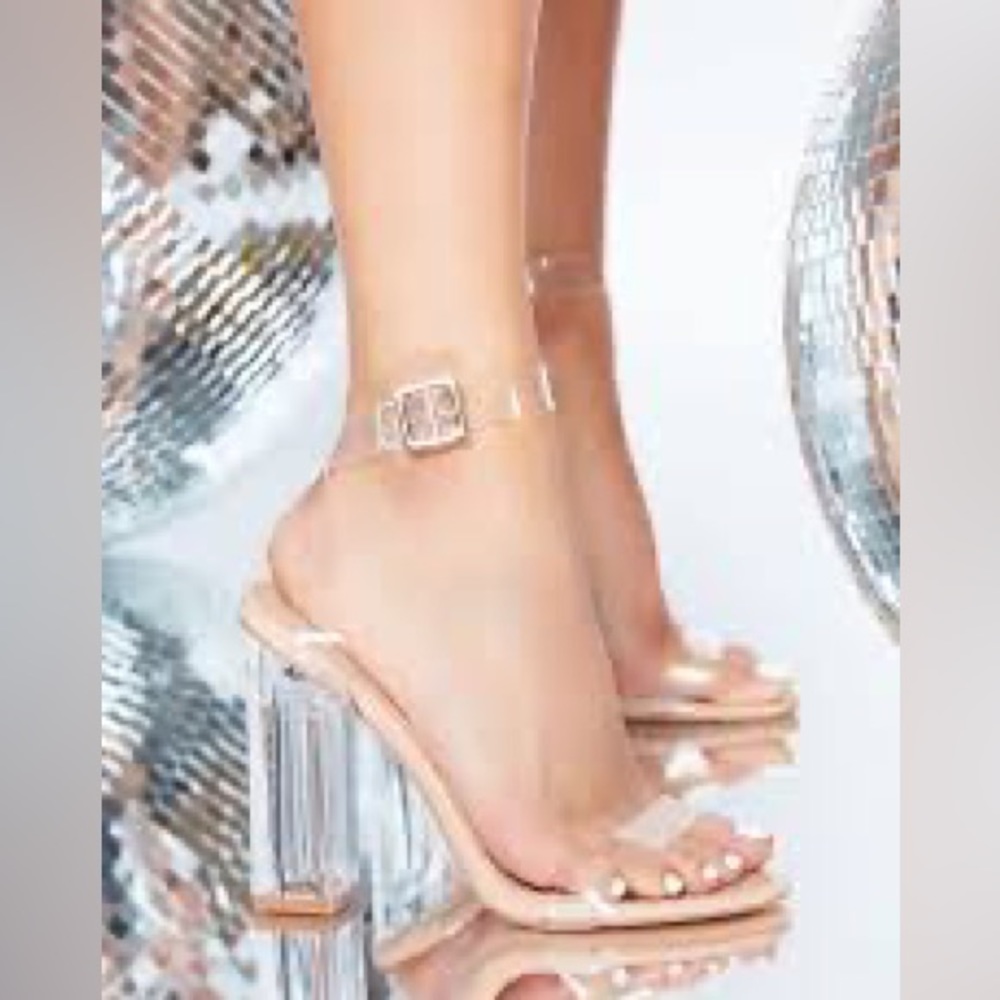 Clear heels size 6